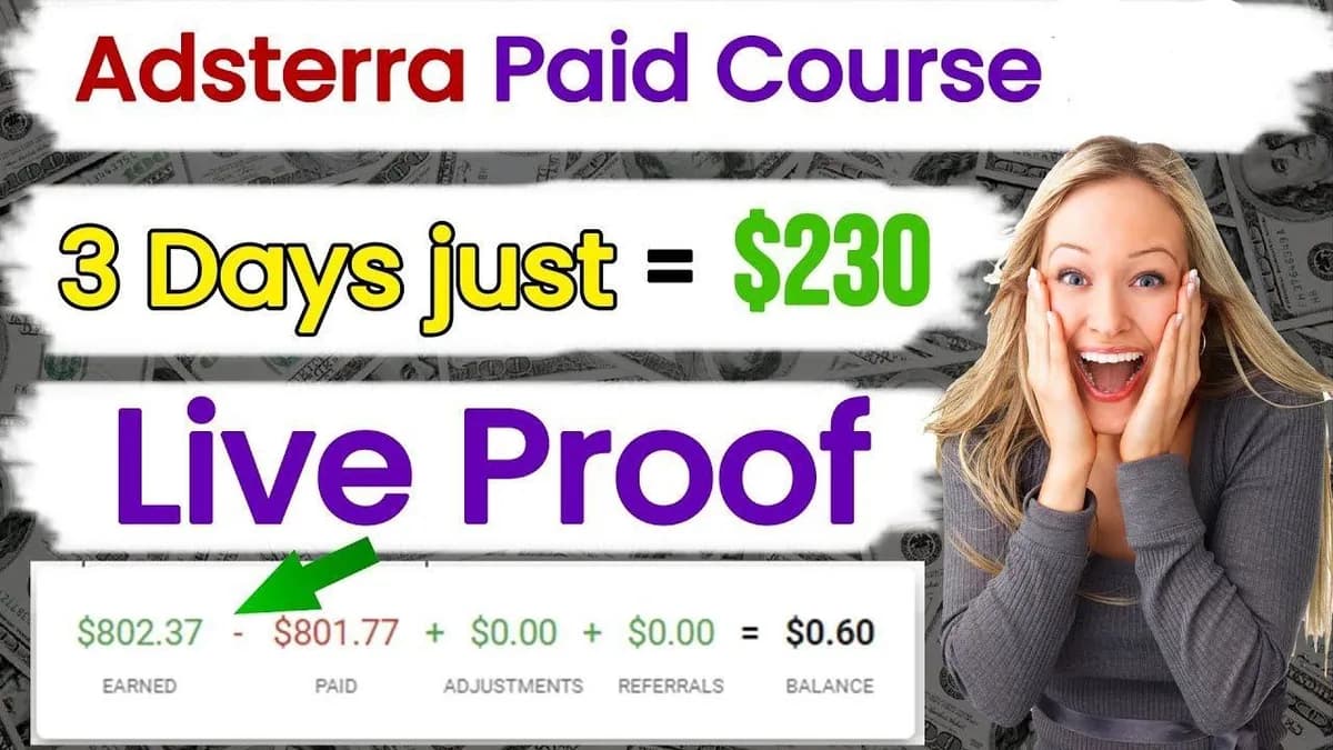 Adstera Loading Paid Course For Free
