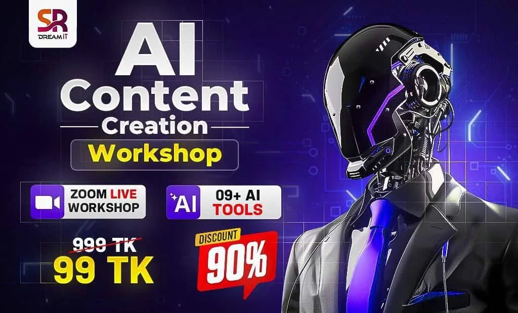- AI Content Creation Workshop" by SR DREAM IT.