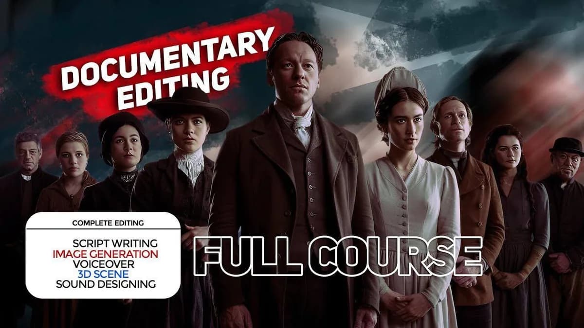 Basic to Advance Documentary Video Editing Course ⚡