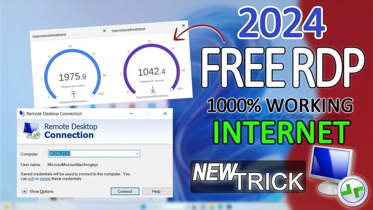 Free RDP Makeing Without Credit 2024