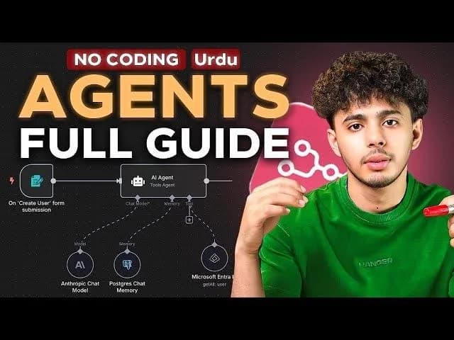 N8N Full Course: Building Al Agents for Beginners! (Urdu/Hindi): কী শিখবেন, কার জন্য, এবং কীভাবে শুরু করবেন