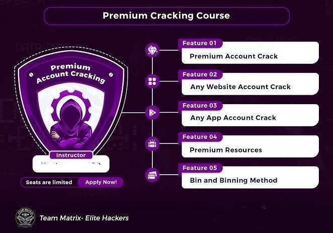 Premium account cracking course