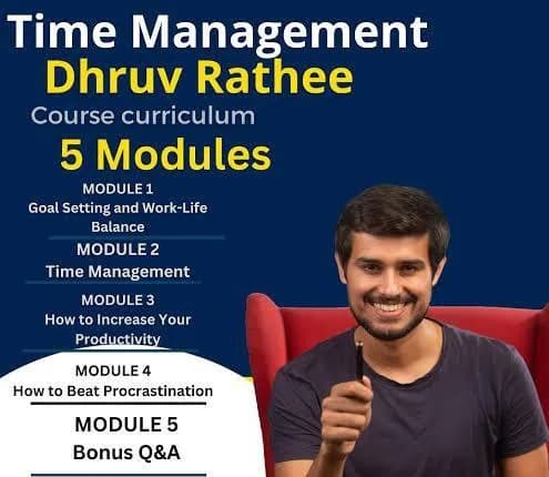 Time Management - How to do a Million Things All At Once by Dhruv Rathee