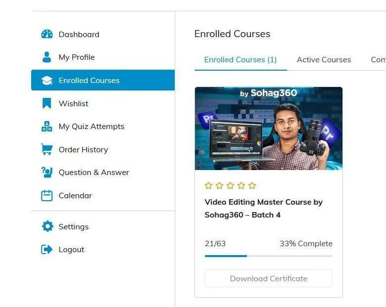 Vedio Editing Master Course Batch 4