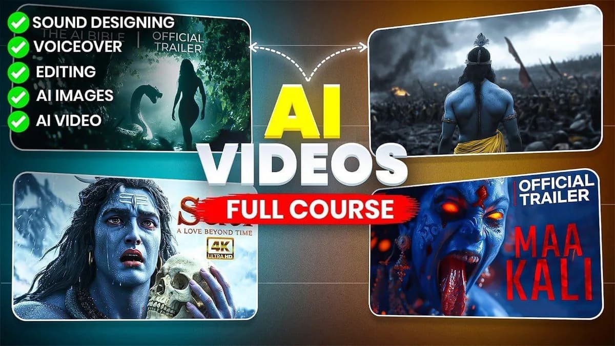 ❤️SHORT SPARKS — AI CINEMATIC TRAILER MASTERY: CREATING VIRAL AI-POWERED CINEMATIC TRAILERS ▶️: কী শিখবেন, কার জন্য, এবং কীভাবে শুরু করবেন